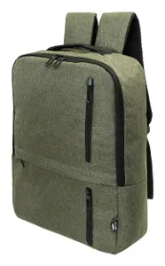 Sac à dos personnalisé en RPET - Lauder | Vert