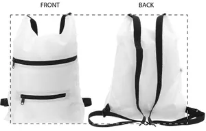 Sac à dos personnalisé en RPET - SuboBag Folback | Noir