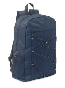 Sac à dos polyester 600D RPET - Hige | Bleu Marine