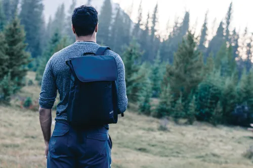 Sac à dos publicitaire 15' en rPET AWARE™ Swiss Peak Fern - Swiss Peak