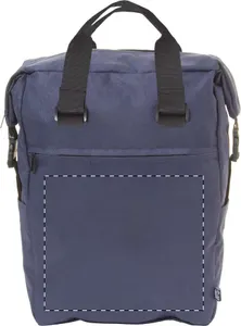 Sac à dos publicitaire en rpet - Ellison | Bleu Foncé