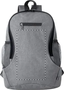 Sac à dos publicitaire en rpet - Sergli | Gris