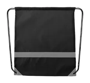 Sac à dos réfléchissant personnalisé - Vidraw | Noir