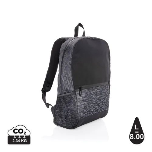 Sac à dos réfléchissant personnalisable pour ordinateur portable en RPET - XD Collection
