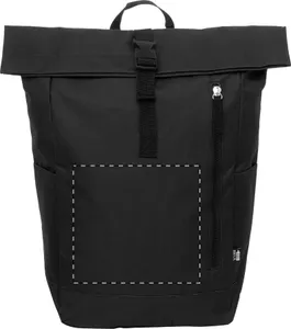 Sac à dos RPET personnalisé - Reback | Noir