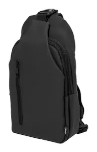 Sac à l'épaule personnalisé en RPET - Crobud | Noir