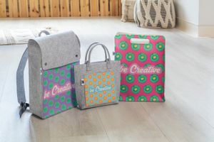 Sac à provisions rpet personnalisable - CreaFelt Shop D