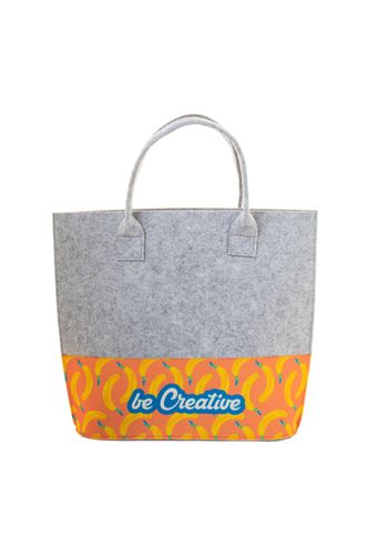 Sac à provisions rpet personnalisé - CreaFelt Shop C