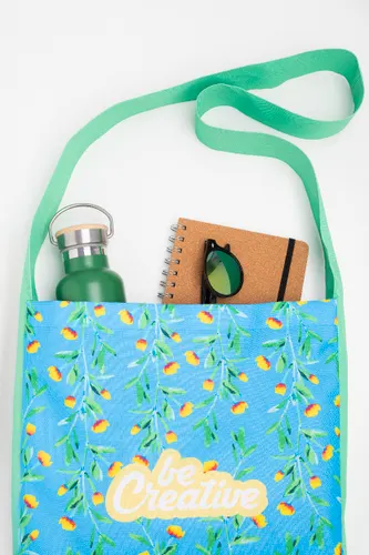 Sac bandoulière personnalisable en RPET - publicitaire SuboBag Messenger
