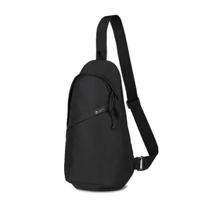 Sac bandoulière personnalisé en rPET AWARE™ Renew - XD Collection | Noir