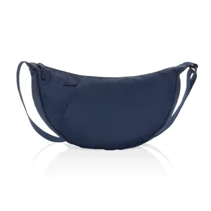 Sac bandoulière XL en rPET AWARE™ Crescent - XD Collection | Bleu marine