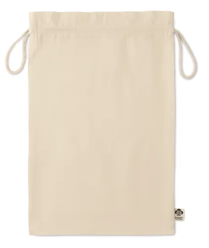 Sac cadeau coton biologique personnalisé L - Amber Large