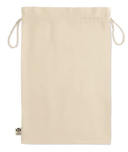 Sac cadeau coton biologique personnalisé L - Amber Large