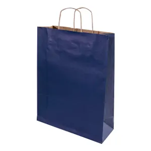 Sac cadeau en papier, grand format - Papbag L | Bleu Foncé