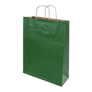 Sac cadeau en papier, grand format - Papbag L | Vert