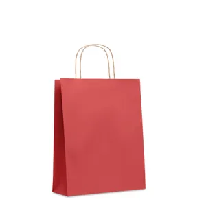 Sac cadeau en papier -  PAPER TONE M | Rouge 2