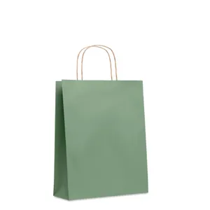 Sac cadeau en papier -  PAPER TONE M | Vert