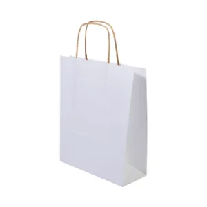 Sac cadeau en papier, petit format - Papbag S | Blanc