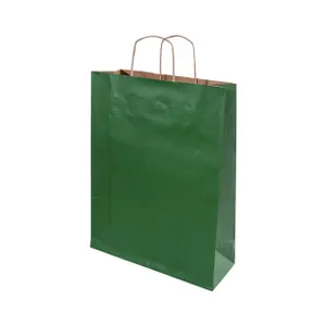 Sac cadeau en papier, petit format - Papbag S | Vert