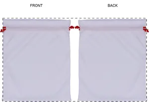 Sac cadeau personnalisé, grand - SuboGift L | Rouge