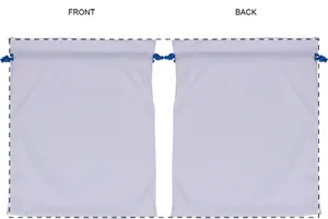 Sac cadeau personnalisé, grand - SuboGift L | Bleu