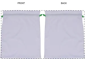 Sac cadeau personnalisé, grand - SuboGift L | Vert