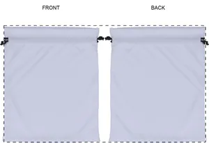 Sac cadeau personnalisé, grand - SuboGift L | Noir