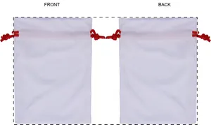 Sac cadeau personnalisé, moyen - SuboGift M | Rouge