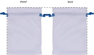 Sac cadeau personnalisé, moyen - SuboGift M | Bleu