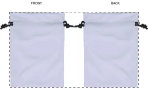 Sac cadeau personnalisé, moyen - SuboGift M | Noir