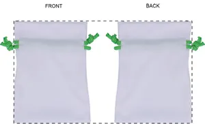 Sac cadeau personnalisé, petit - SuboGift S | Vert