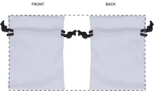 Sac cadeau personnalisé, petit - SuboGift S | Noir