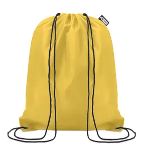 Sac cordelette publicitaire en PET 190gr - Shooppet | Jaune