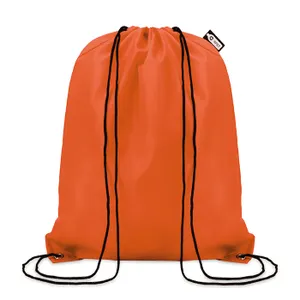 Sac cordelette publicitaire en PET 190gr - Shooppet | Orange