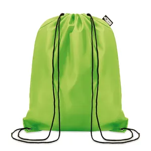 Sac cordelette publicitaire en PET 190gr - Shooppet | Lime