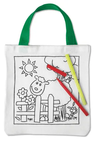 Sac coton à colorier personnalisable