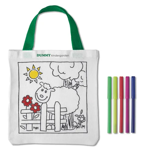 Sac coton à colorier personnalisable