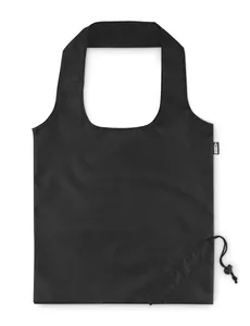 Sac de courses pliable en RPET personnalisé | Black