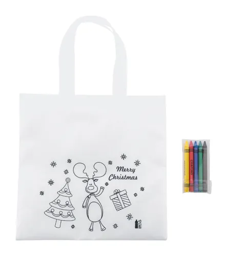 Sac de Noël personnalisé à colorier - Julfar Shop