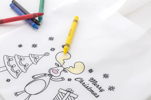 Sac de Noël personnalisé à colorier - Julfar Shop