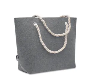 Sac de plage en feutre RPET - Feltsea | Gris