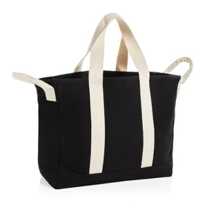 Sac de plage en toile recyclée 400g/m² BEAU AWARE™ - XD Xclusive | Noir