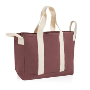 Sac de plage en toile recyclée 400g/m² BEAU AWARE™ - XD Xclusive | Maroon