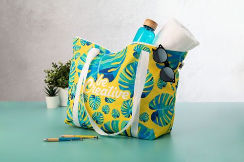 Sac de plage personnalisé - SuboShop Playa Zip publicitaire
