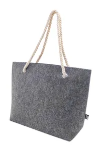 Sac de plage personnalisé en RPET - Refelt Beach | Gris