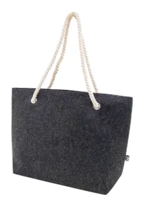 Sac de plage personnalisé en RPET - Refelt Beach | Gris Foncé