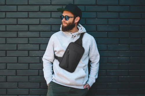 Sac de poitrine en 600D RPET personnalisable - Cebag