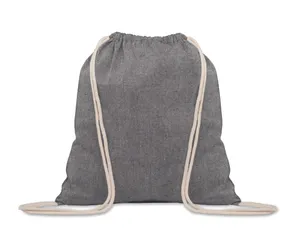 Sac en coton recyclé 140 gr/m - Mujika | Noir