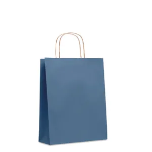 Sac en papier moyen format personnalisable - Paper Tone M | Blue