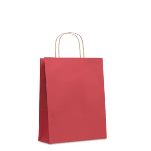 Sac en papier moyen format personnalisable - Paper Tone M | Red